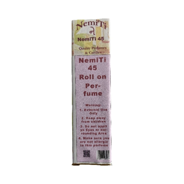 NemiTi 45 Roll on Fine Fragrance Perfume Oil 10 ml - Inspired by 1 Million for Men