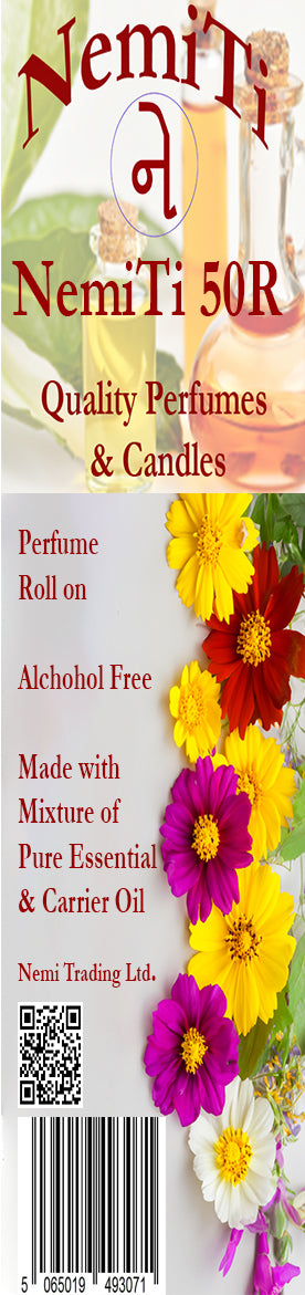 NemiTi 50R Fine Fragrance Roll on Perfume 10 ml - Inspired by Chanel Bleu